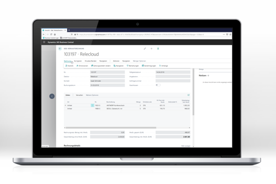 Business Central | Verkaufsrechnung