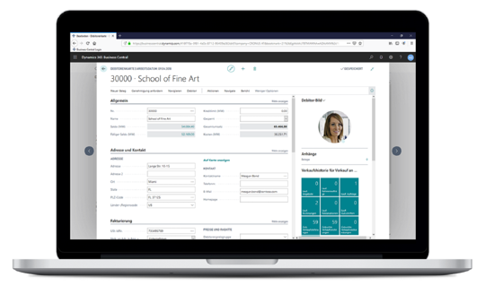Business Central | Debitorenkarte