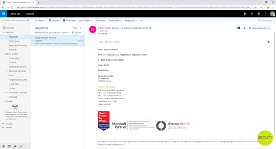 Angebotserstellung in Microsoft 365