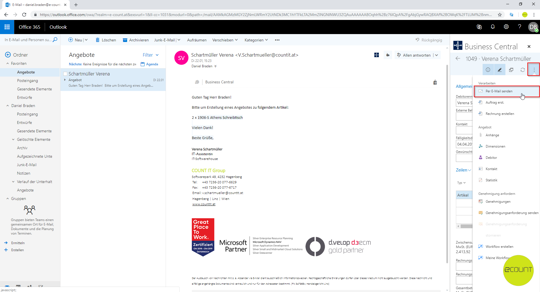 Angebotserstellung in Microsoft 365