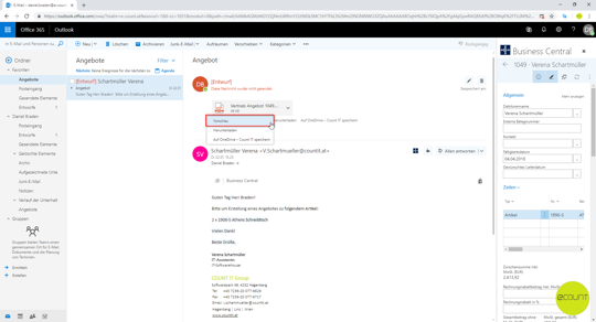 Angebotserstellung in Microsoft 365