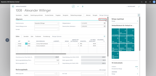 eCOUNT Dynamics 365 Business Central | Angebot archivieren 4