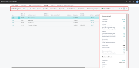 eCOUNT Dynamics 365 Business Central | Übersicht der Angebote 3