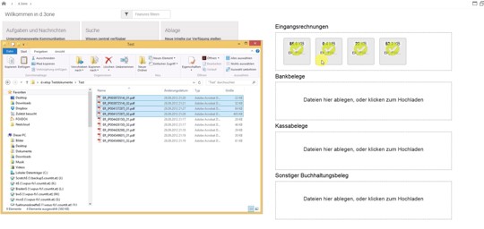 Schnelle Ablage per Drag & Drop