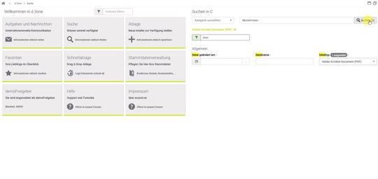 nach den gewählten Details suchen