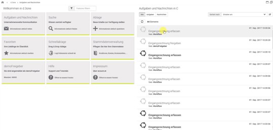 Eingangsrechnung im Workflow erfassen